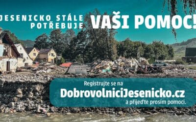 Jesenicko stále potřebuje Vaši pomoc